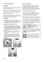 Предварительный просмотр 3 страницы Defy DSS612 Instruction Manual