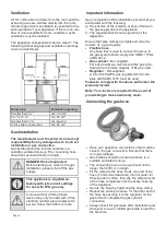 Предварительный просмотр 7 страницы Defy FLAME MASTER DGS670 Instruction Manual