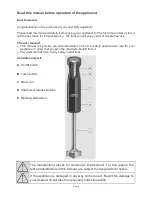 Preview for 2 page of Defy HB 620 B Instruction Manual