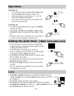 Preview for 6 page of Defy INDUCTION TOUCH CONTROL GLASS CERAMIC  HOB Owner'S Manual