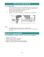 Preview for 12 page of Defy MAXIMAID 720M Owner'S Manual