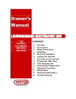 Preview for 1 page of Defy Maximaid 850 Owner'S Manual