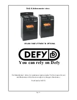 Предварительный просмотр 12 страницы Defy SB Owner'S Manual