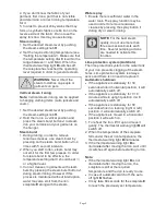 Предварительный просмотр 8 страницы Defy SI 910 E4 Instruction Manual