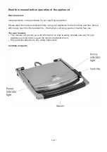 Preview for 3 page of Defy SP 8031 SS Manual