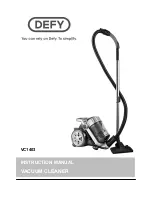 Defy VC1403 Instruction Manual preview