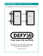 Preview for 8 page of Defy VT60 Owner'S Manual