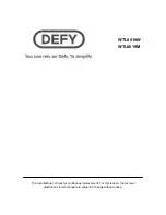 Предварительный просмотр 28 страницы Defy WTL 13019 M User Manual