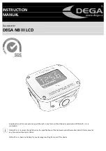 DEGA DEGA NBx-EL III LCD Instruction Manual preview