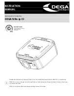 DEGA NB*-*CL III Series Instruction Manual preview