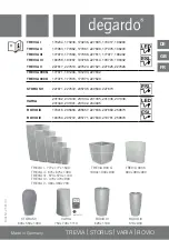 Предварительный просмотр 1 страницы degardo 170234 Instructions For Assembly And Use