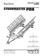 Preview for 1 page of Degelman STRAWMASTER PRO 100 Operator'S & Parts Manual