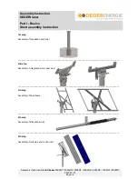 Предварительный просмотр 5 страницы Deger Energie DEGERtraker 3000HD Assembly Instruction Manual