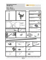 Предварительный просмотр 7 страницы Deger Energie DEGERtraker 3000HD Assembly Instruction Manual