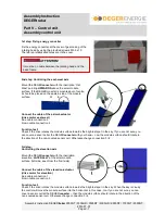 Предварительный просмотр 27 страницы Deger Energie DEGERtraker 3000HD Assembly Instruction Manual