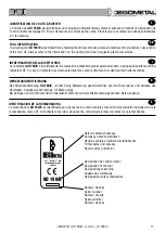 Предварительный просмотр 17 страницы Degometal GO 180/B Original Instructions Manual