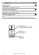 Предварительный просмотр 18 страницы Degometal GO 180/B Original Instructions Manual