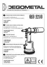 Degometal GO 210 Translation Of Original Instructions preview