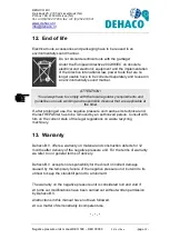 Preview for 18 page of DEHACO DEH 2000 User Manual