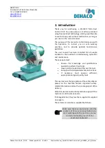 Preview for 3 page of DEHACO Dust Control Unit User Manual