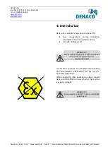 Preview for 7 page of DEHACO Dust Control Unit User Manual