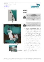 Preview for 12 page of DEHACO Dust Control Unit User Manual