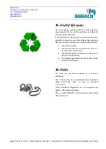 Preview for 19 page of DEHACO Dust Control Unit User Manual