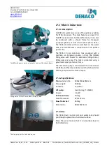 Preview for 26 page of DEHACO Dust Control Unit User Manual