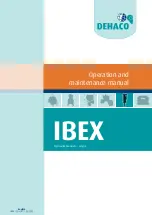 Preview for 1 page of DEHACO IBEX 1200GS Operation And Maintenance Manual