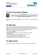 Preview for 11 page of DEHACO NANO User Manual