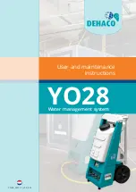 DEHACO YO28 User And Maintenance Instructions preview