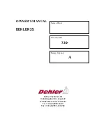 Preview for 1 page of Dehler 35 Owner'S Manual