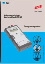 Предварительный просмотр 1 страницы dehn PM 20 Operating Instructions Manual