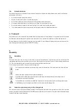 Preview for 9 page of DEHOUST AQF 570/5 Operating And Installation Manual