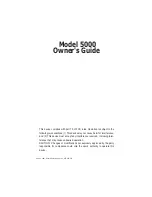 Preview for 1 page of DEI 5000 Owner'S Manual