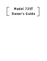 DEI 725T Owner'S Manual preview