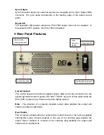 Предварительный просмотр 14 страницы DEI PCX-7500 Operation Manual