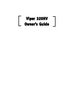 DEI Viper 320HV Owner'S Manual preview