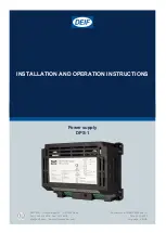 Предварительный просмотр 1 страницы Deif DPS-1 Installation And Operation Instructions Manual