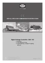 Preview for 1 page of Deif DVC 310 Installation And Commissioning Instructions