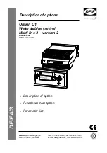 Preview for 1 page of Deif Multi-line 2 Description Of Options