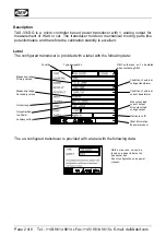 Preview for 2 page of Deif TAS-331DG Installation And Start-Up Instructions Manual