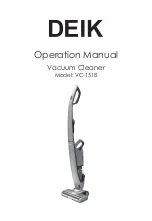 Предварительный просмотр 1 страницы DEIK VC-1518 Operation Manual