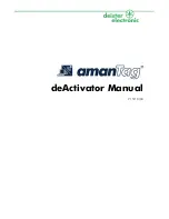 Deister electronic amanTag deActivator Manual preview