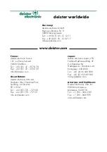 Preview for 36 page of Deister electronic Logident UDL 250 Wiring And Installation Instructions