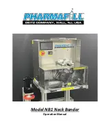 Deitz Pharmafill NB1 Operation Manual предпросмотр