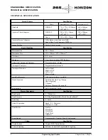 Предварительный просмотр 8 страницы DEK 265 horizon Engineering Specification