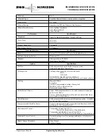 Preview for 9 page of DEK 265 horizon Engineering Specification