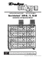 Preview for 1 page of Deka unigy II SPACESAVER Non-Interlock AVR 45 AH Installation And Operation Manual