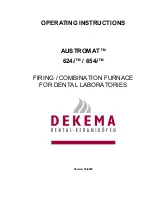 Dekema AUSTROMAT 624i Operating Instructions Manual предпросмотр